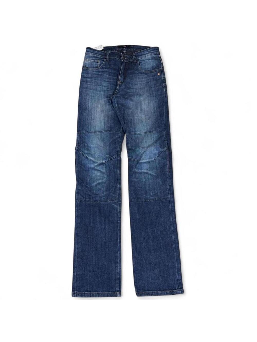Hevik Straight fit knee pocket design denim jeans